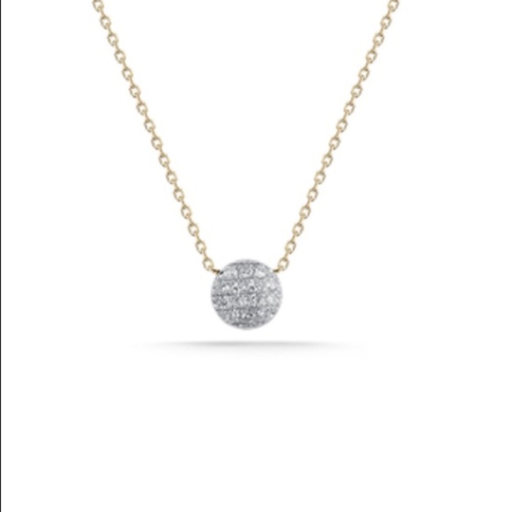 Dana Rebecca mini Lauren Joy Disc Necklace